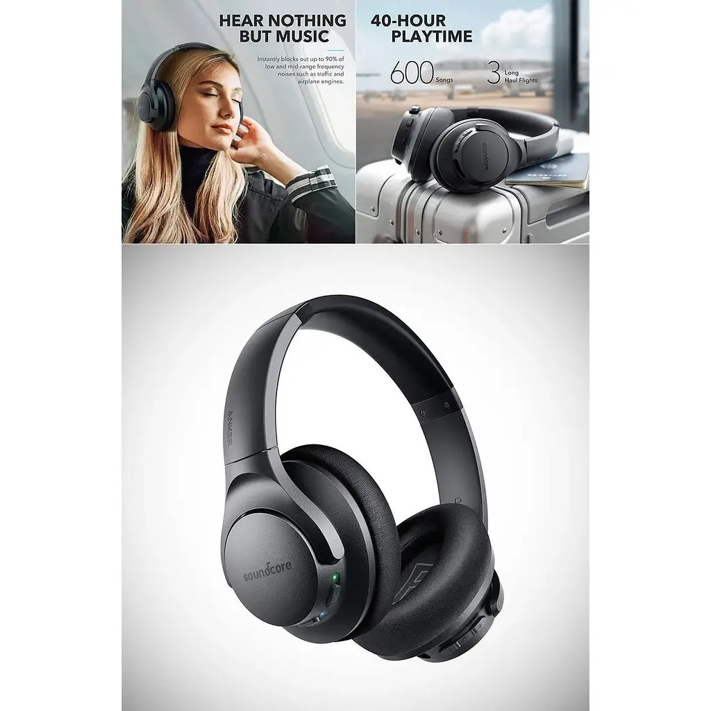 Навушники Anker Soundcore Life Q20 - фото 2