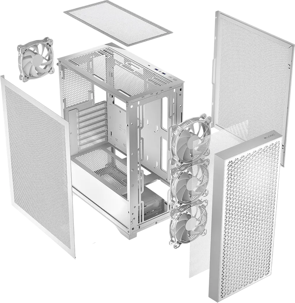 Корпус LogicConcept Dart Pro Midi White (AT-DART-PRO-0000-20) - фото 5
