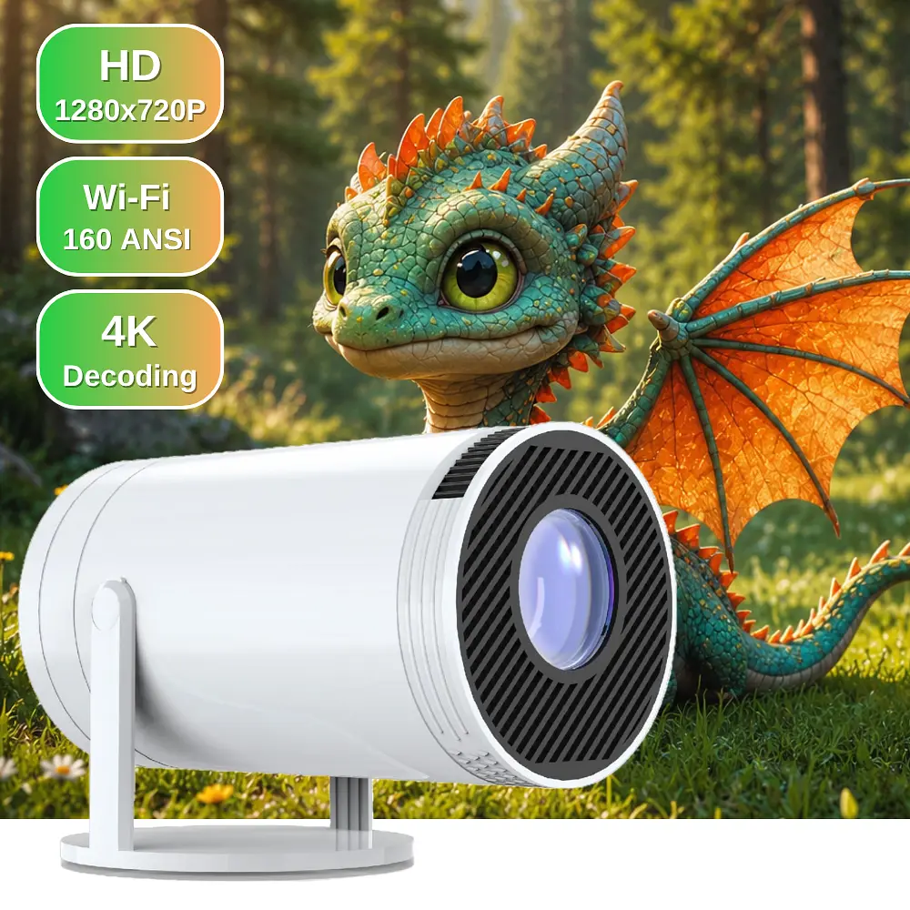 Проектор XON SmartView X-Core 1280x600P, 4K, Wi-Fi, 5200Lm (XVPC1207WW 5545) Білий - фото 6