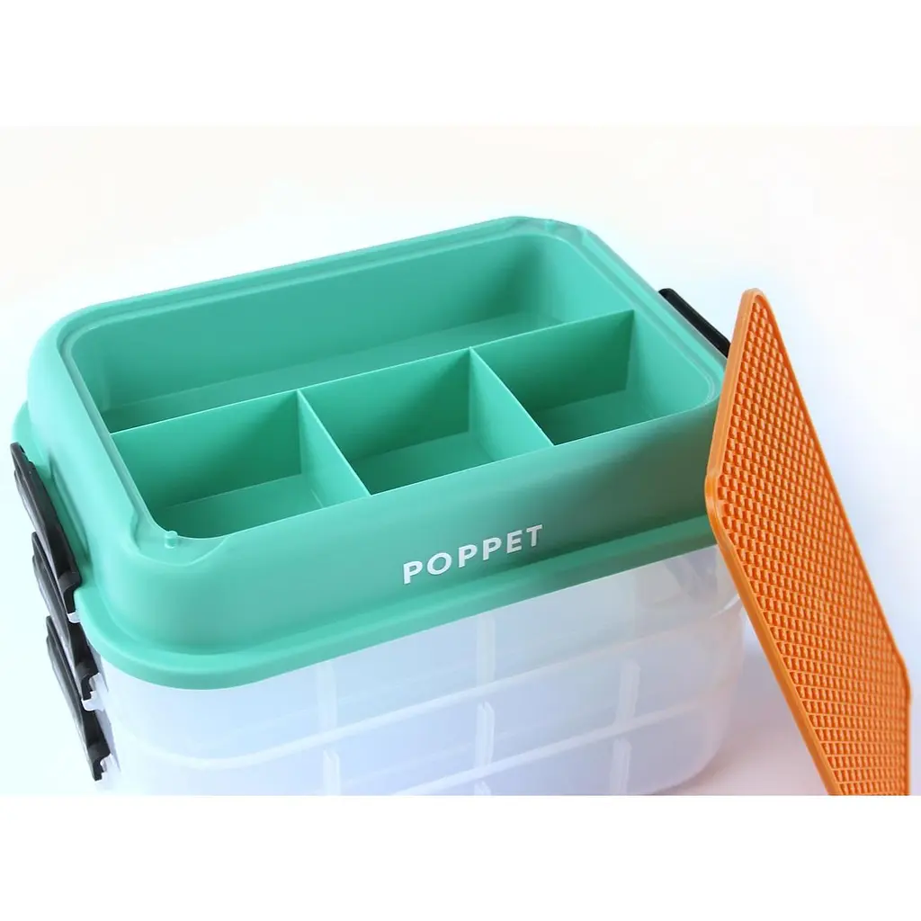 Багатофункціональний ящик для зберігання іграшок Poppe Блокбокс Оранж 3 секції (PP-007-O-3) - фото 5