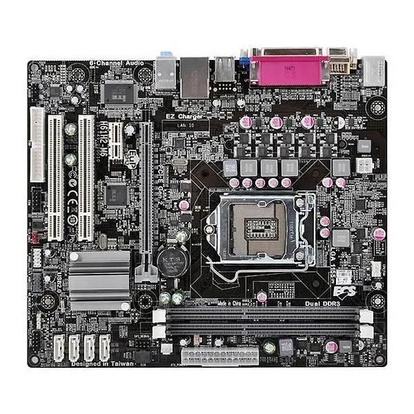 Материнська плата ECS H61H2-M6 (V2.0) (H61H2-M6 (V2.0)) (s1155, Intel H61, Micro-ATX) Б/в - фото 2