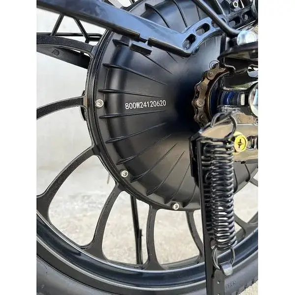 Електровелосипед Minako U20" 800W 60V 26Ah + вантажний посилений багажник чорний - фото 6