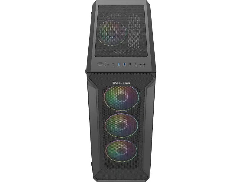Корпус Genesis Irid 505 V2 ARGB Black (NPC-1518) - фото 7