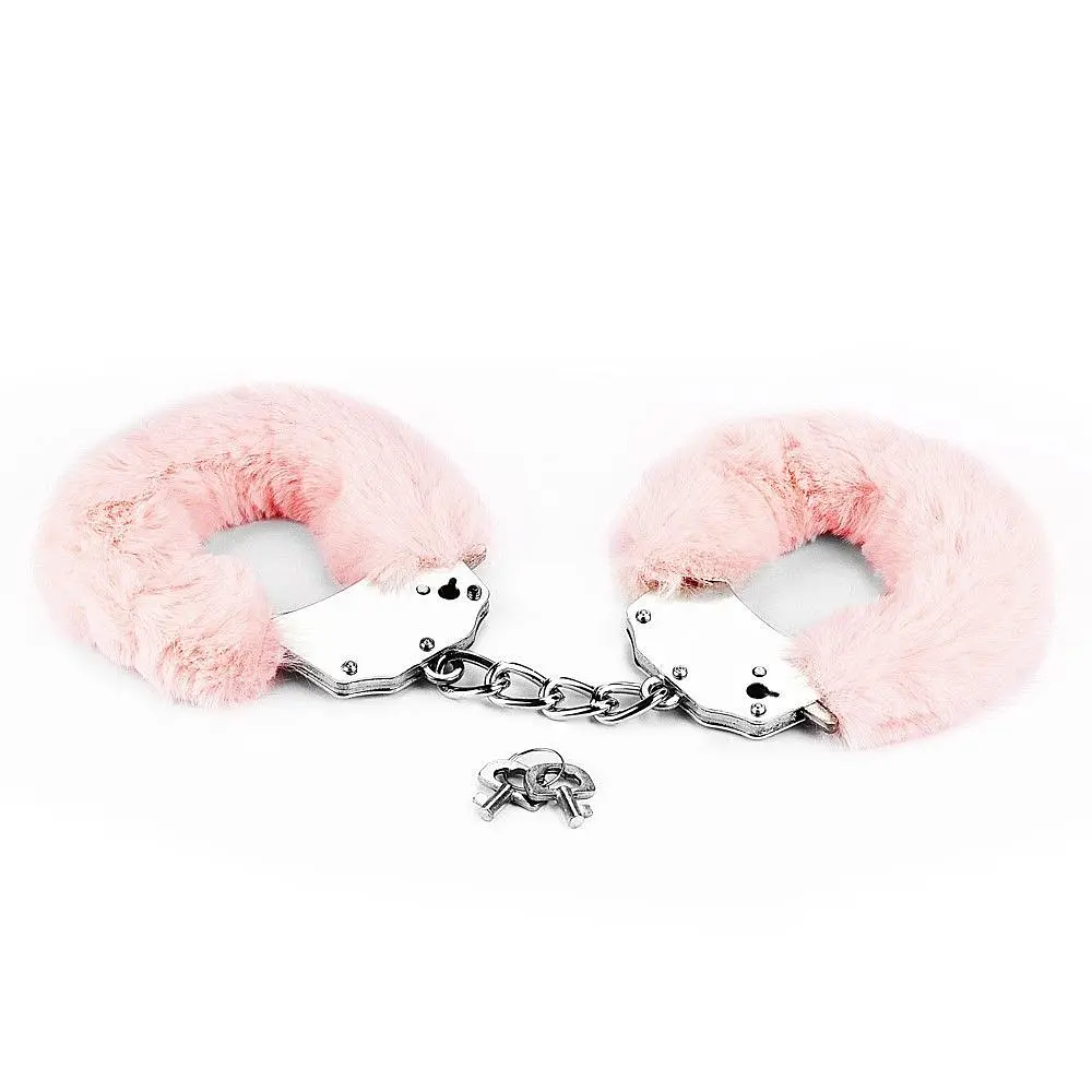 Наручники LoveToy Fluffy Hand Cuffs (рожевий) - фото 6