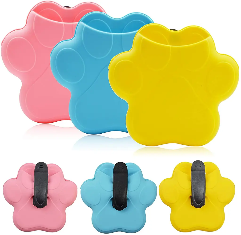 Силіконова сумка для ласощів Paw Shaped Silicone Pet Treat Pouch - фото 2