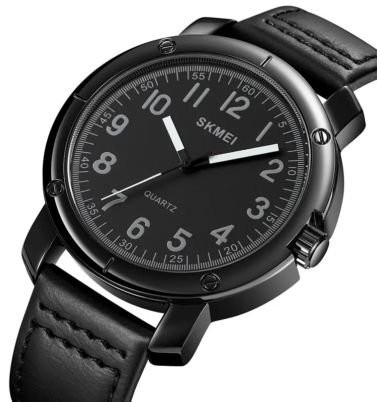 Наручний годинник чоловічий Skmei 1987 Black, 1987BK (18405) - фото 2