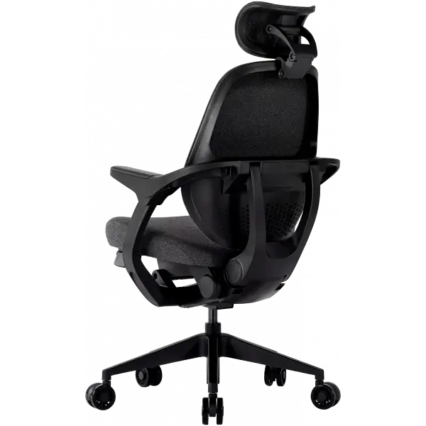 Офісне ергономічне крісло GT Racer B-6333 Fabric Dark Gray/Black - фото 8