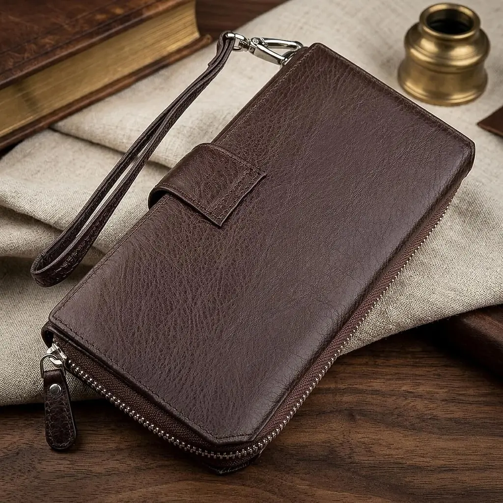Гаманець жіночий ST Leather 18457 (ST228) з натуральної шкіри коричневий - фото 4