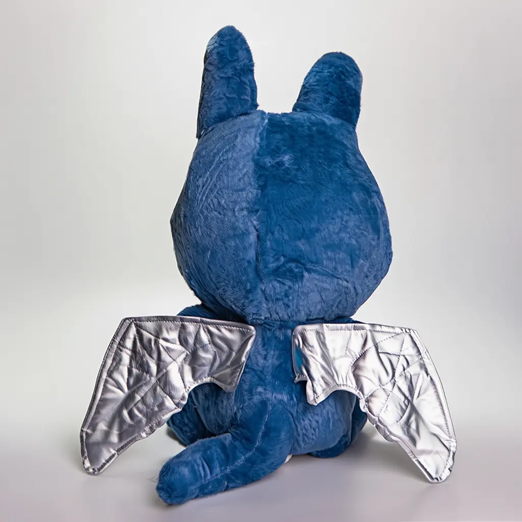 Мягкая игрушка-плед и подушка 3 в 1 Labubu Brown Dragon Синий Colorful Home 520-29BL - фото 3