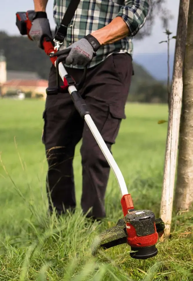 Триммер аккумуляторный GE-CT 36/30 Li E - Solo PXC 36В 30см 9000об/мин 3.1кг без АКБ и ЗП Einhell sad0002017 - фото 3