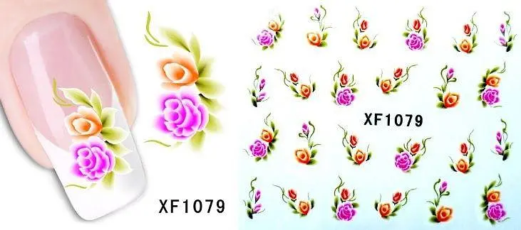 Наклейки для нігтів XF1079