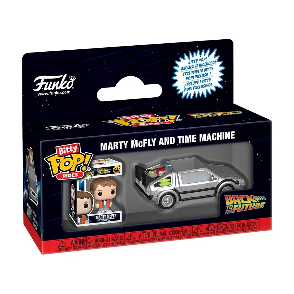 Фигурка Funko Pop набор Bitty POP! Ride – Марти и машина времени (85521) - фото 3