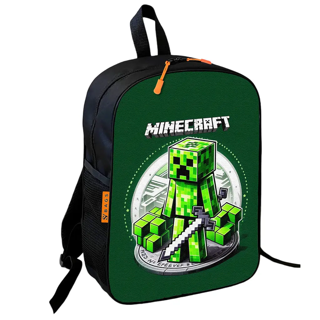 Школьный рюкзак детский Minecraft + Сумка для обуви спортивной формы рюкзак-мешок для мальчика (01741) - фото 5