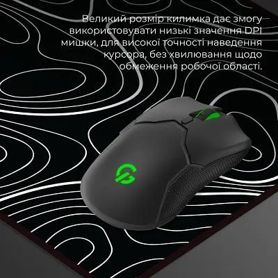 Коврик для мышки GamePro Speed/Control Black (MP275AB) - фото 6