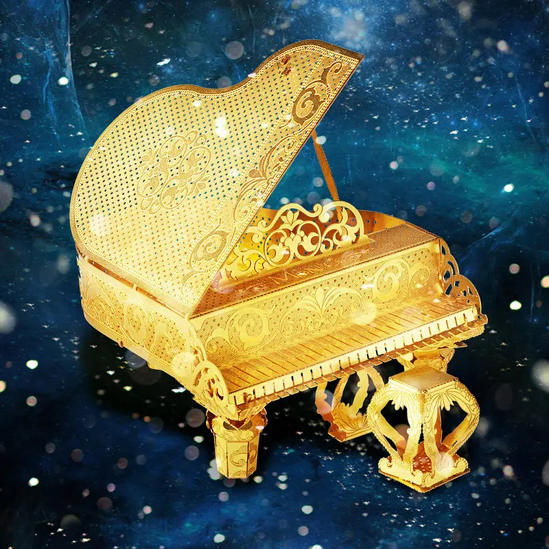 Колекційна модель PIECECOOL GRAND PIANO, GOLD VERSION P024-G - фото 4