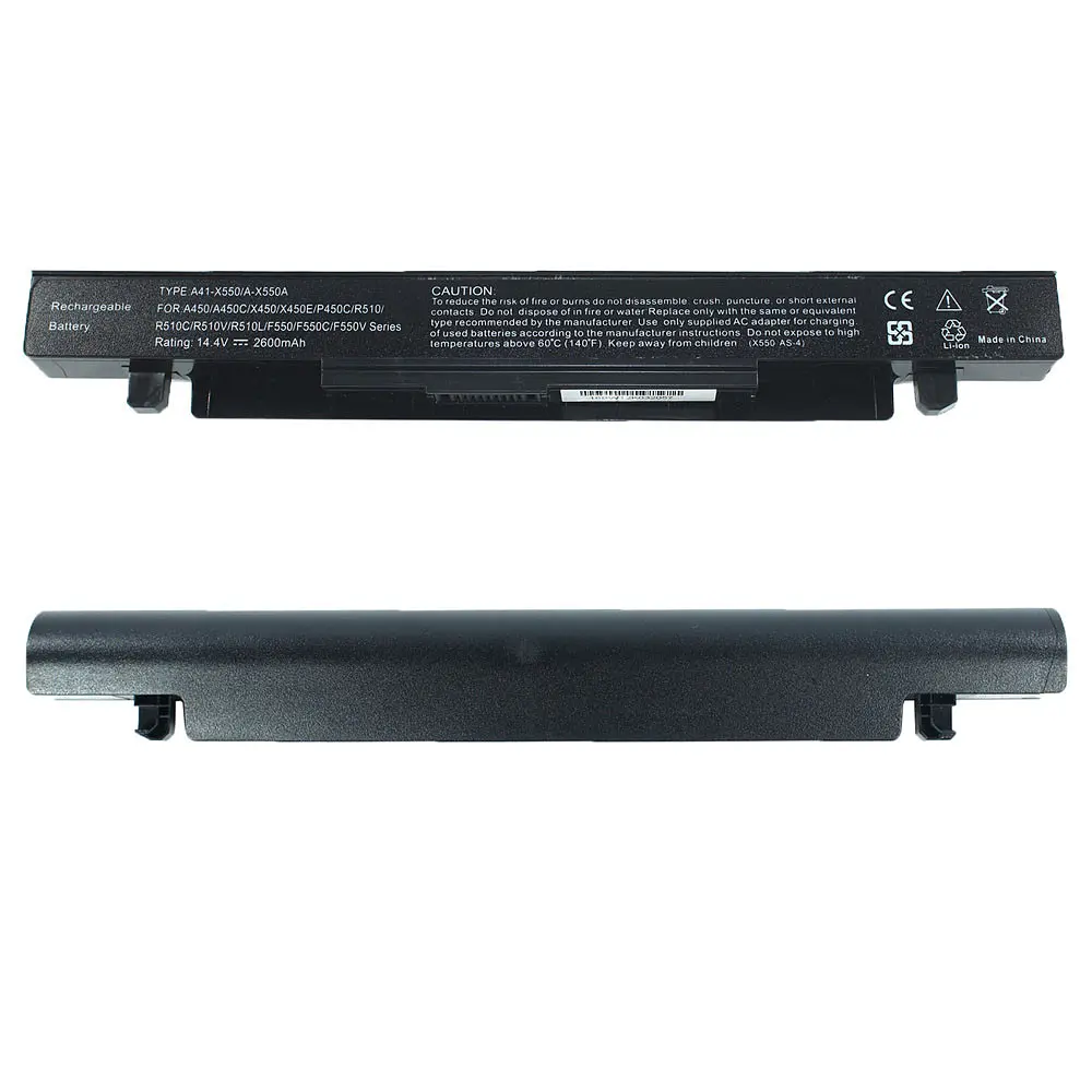 Батарея для ноутбука Asus A41-X550A (X450 X550 series) 14.8V 2600mAh Чорний (Сумісна з A41-X550A 15V 2950mAh) - фото 2