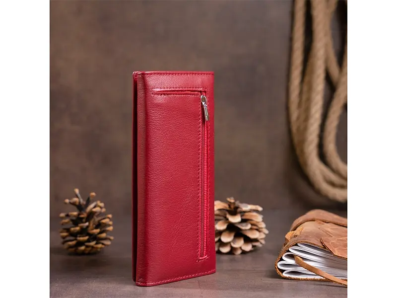 Гаманець на магнітах із клапаном жіночий ST Leather 18.5х9х2 см acs0029643 - фото 8