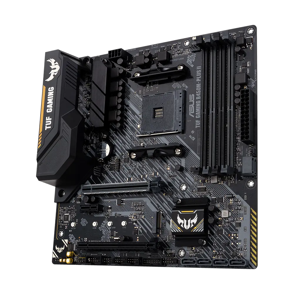 Материнська плата Asus B450M-Plus II TUF Gaming Socket AM4 (TUF GAMING B450M-PLUS II) - фото 3
