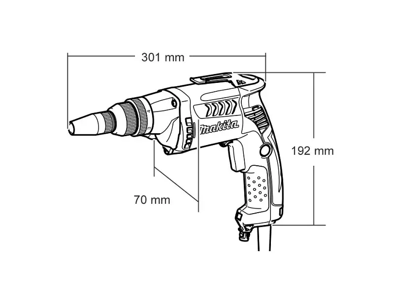 Шуруповерт мережевий Makita FS2700 - фото 3