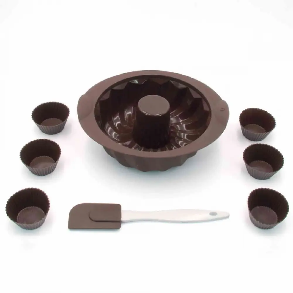 Набір форм для випічки мафінів Lessner Chef Choco 8 предметів (10257) - фото 2