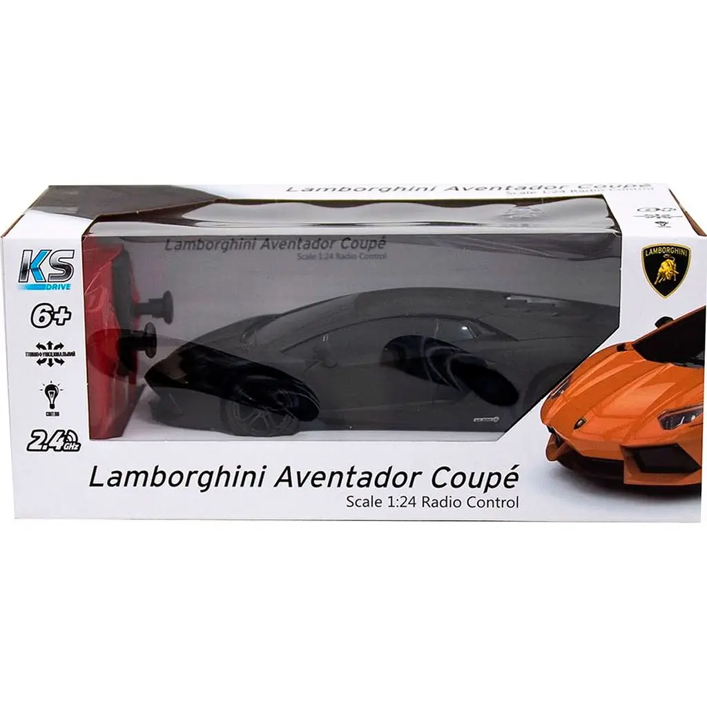 Машинка на радіокеруванні KS Drive Lamborghini Aventador LP700-4 1:24 Black (124GLBB) [113022] - фото 5