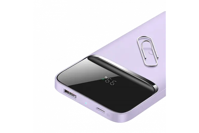 Портативна батарея Powerbank Baseus Wireless Charger Magnetic 10000 mAh 20W PPCX010005 Purple - фото 7