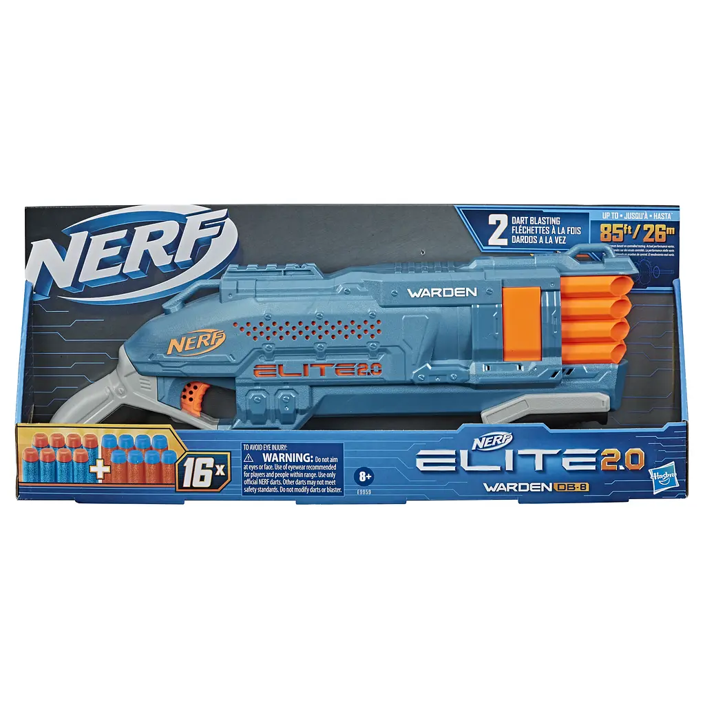 Игрушечное оружие бластер Hasbro Nerf Warden DB-8 (E9959) - фото 3