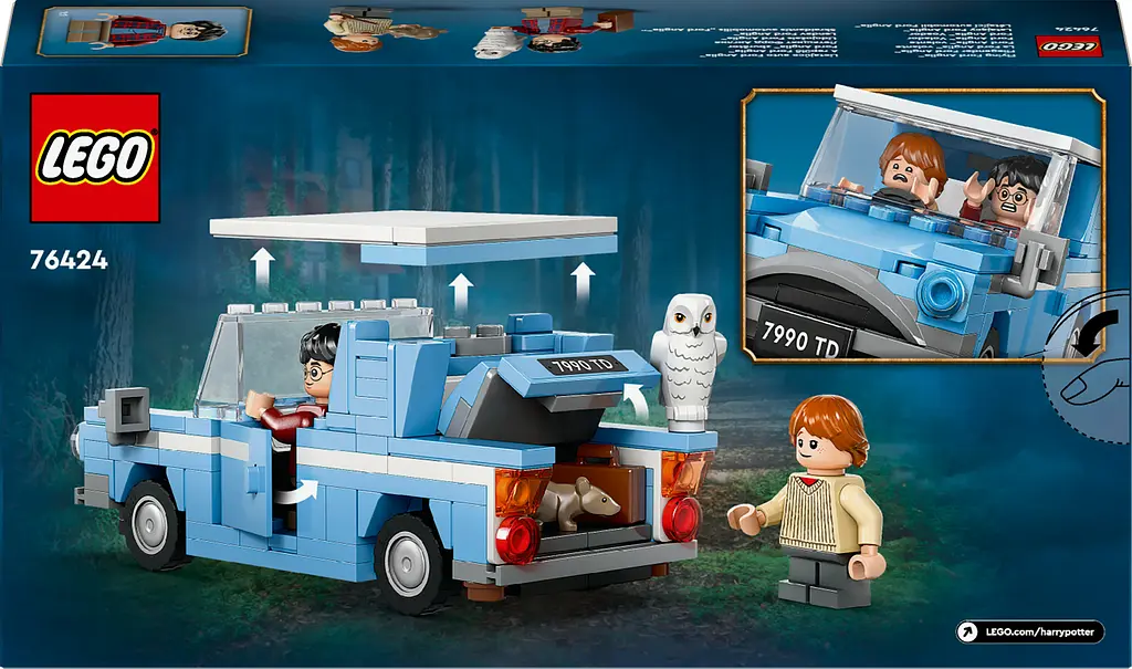 Конструктор LEGO Harry Potter™ Летючий Форд «Англія», 165 деталей (76424) - фото 9