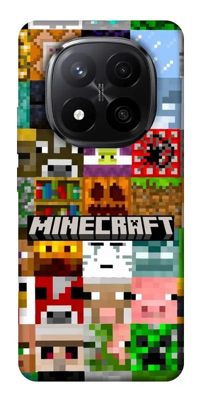 Чохол Demsky Minecraft collage для Xiaomi Redmi Note 14 Pro+ 5G
