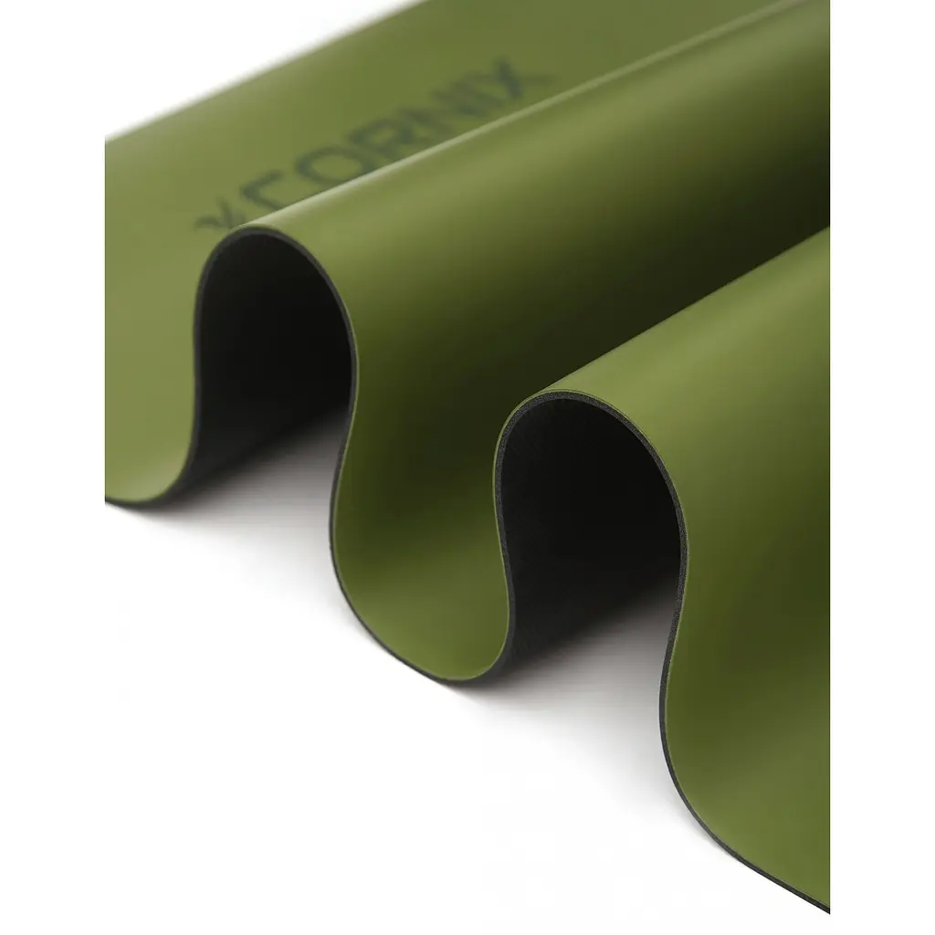 Килимок спортивний Cornix PU 183 x 68 x 0.4 см для йоги та фітнесу XR-0321 Green - фото 3