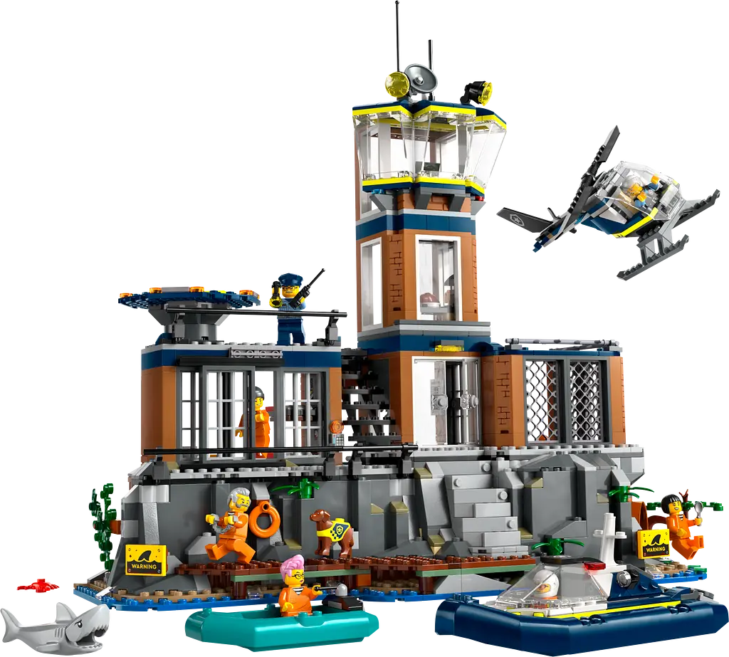 Конструктор LEGO City Поліцейський острів-в'язниця 980 деталі (60419) - фото 2