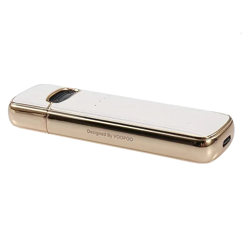 Под-система електронна сигарета VooPoo  Vmate E Pod Kit 1200 mAh 3 ml White inlaid Gold (10726) - фото 3