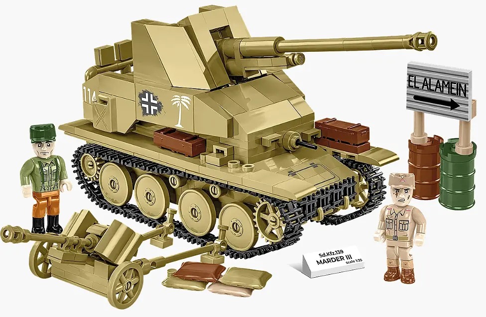 Конструктор дитяча машина Sd.Kfz.139 Marder III COBI 3131 - фото 2