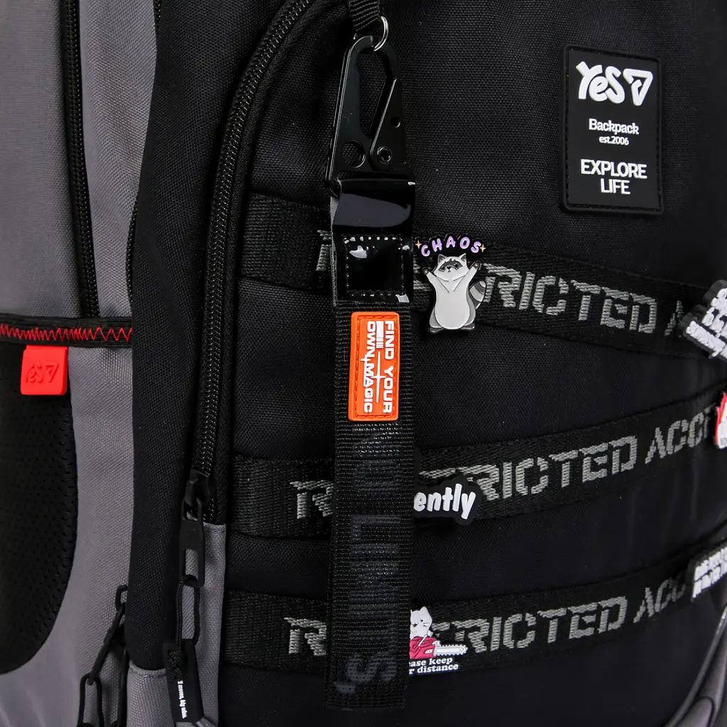 Рюкзак шкільний Yes TS-59L Access 44х31х17 см чорно-сірий (550409) - фото 12