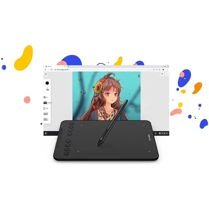 Графічний планшет XP-Pen Deco Mini7 V2 Black [118921] - фото 7