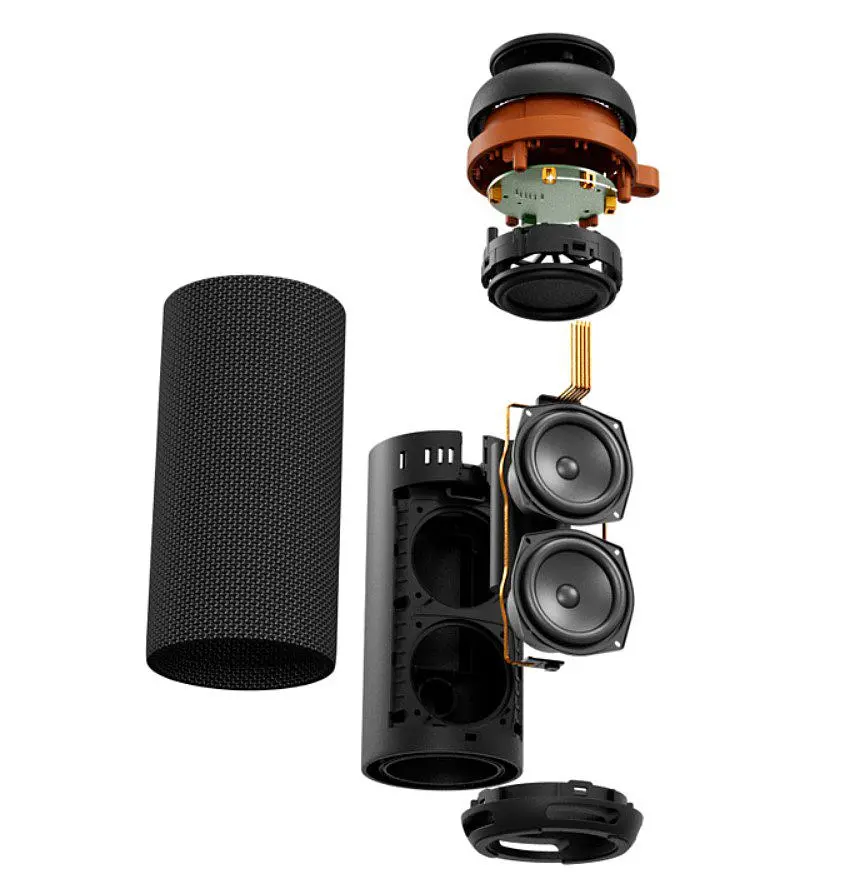 Портативная колонка REAL-EL RX711 10W Bluetooth TWS, RGB, Black - фото 7