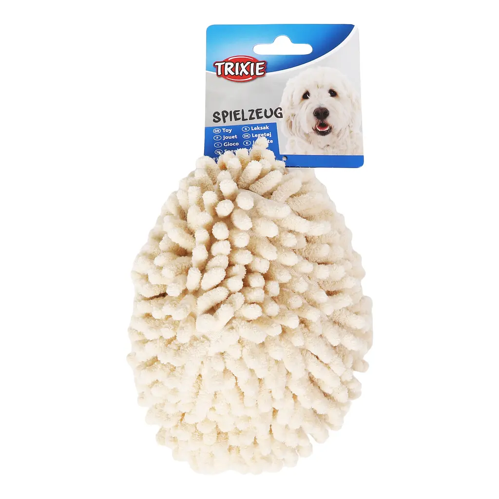 Игрушка для собак Trixie Ежик лохматый с пищалкой, 17 см (35935) - фото 3