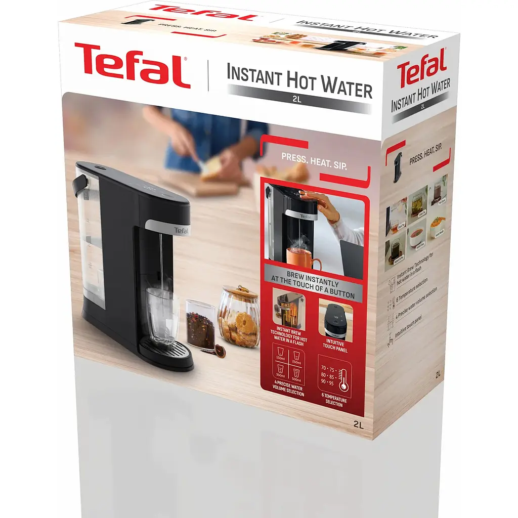 Электрочайник-диспенсер Tefal Instant Hot Water черный 2 л (BR3508E0) - фото 15