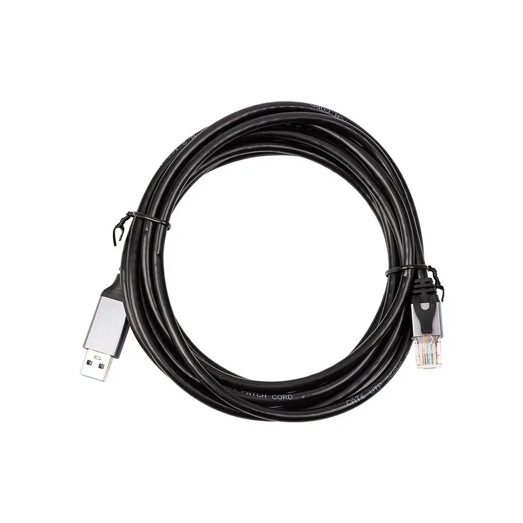 Дата кабель USB AM to RJ45 Ethernet 3.0m CAT6 UTP PowerPlant (CA914999) - фото 2