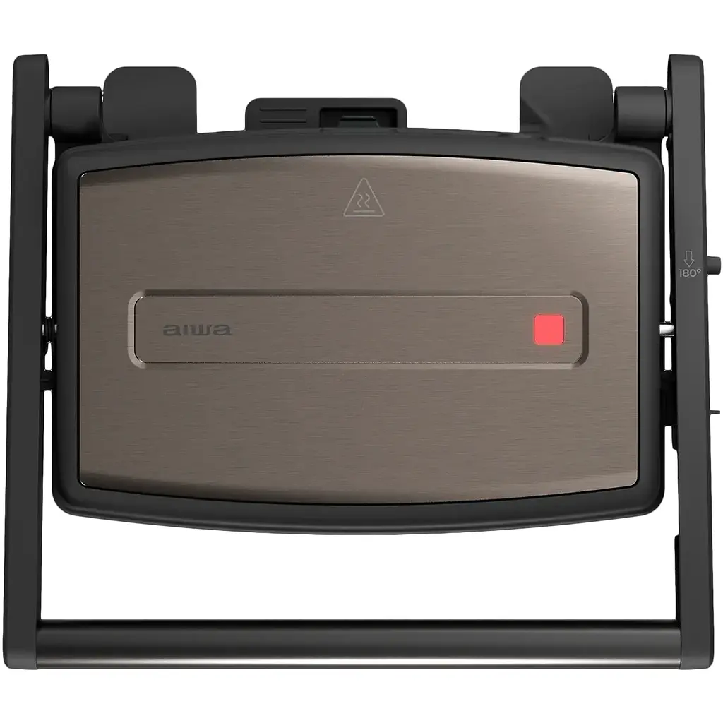 Електрогриль Aiwa KAMADO ASM-1500 1500Вт/27х18 см/ мех.управління/ відкриття на 180º/ знімний піддон - фото 2