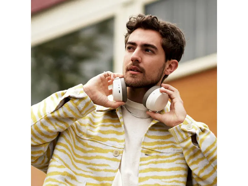 Навушники з мікрофоном Sennheiser MOMENTUM 4 Wireless White (509267) - фото 7