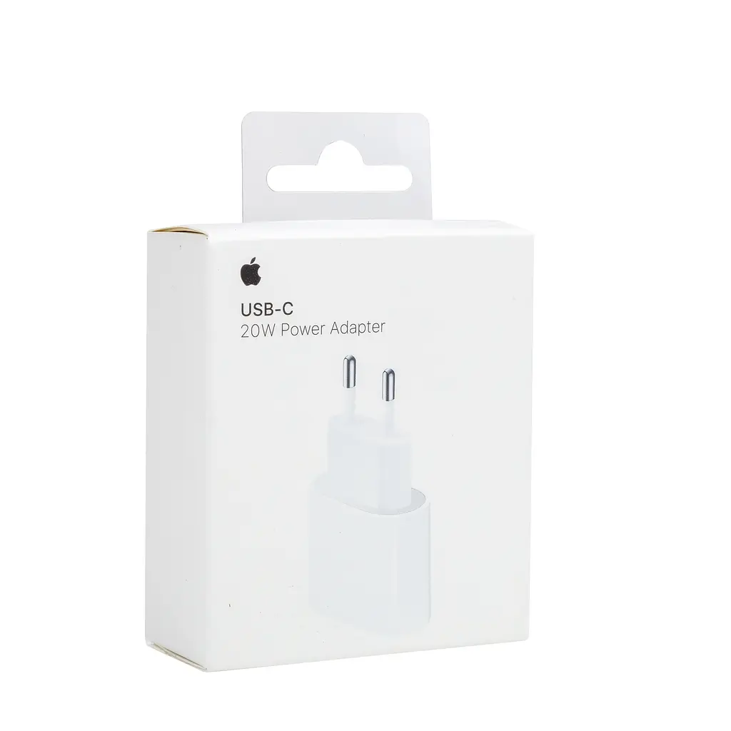 Зарядний пристрій 20W USB-C Power Adapter MHJ83ZM, швидка зарядка для iPhone, iPad, AirPods та Apple Watch, Original (ARM57944) - фото 4
