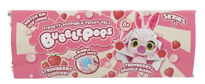 М'яка іграшка Bubble Pops міні Полуничний зайченя 2312005/4