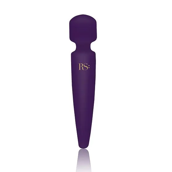 Вібромасажер Rianne S: Bella Mini Wand Purple, 10 режимів, медичний силікон, подарункове паковання - фото 3