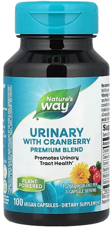 Журавлина для сечових шляхів Nature's Way Urinary with Cranberry 1260 мг 100 кап