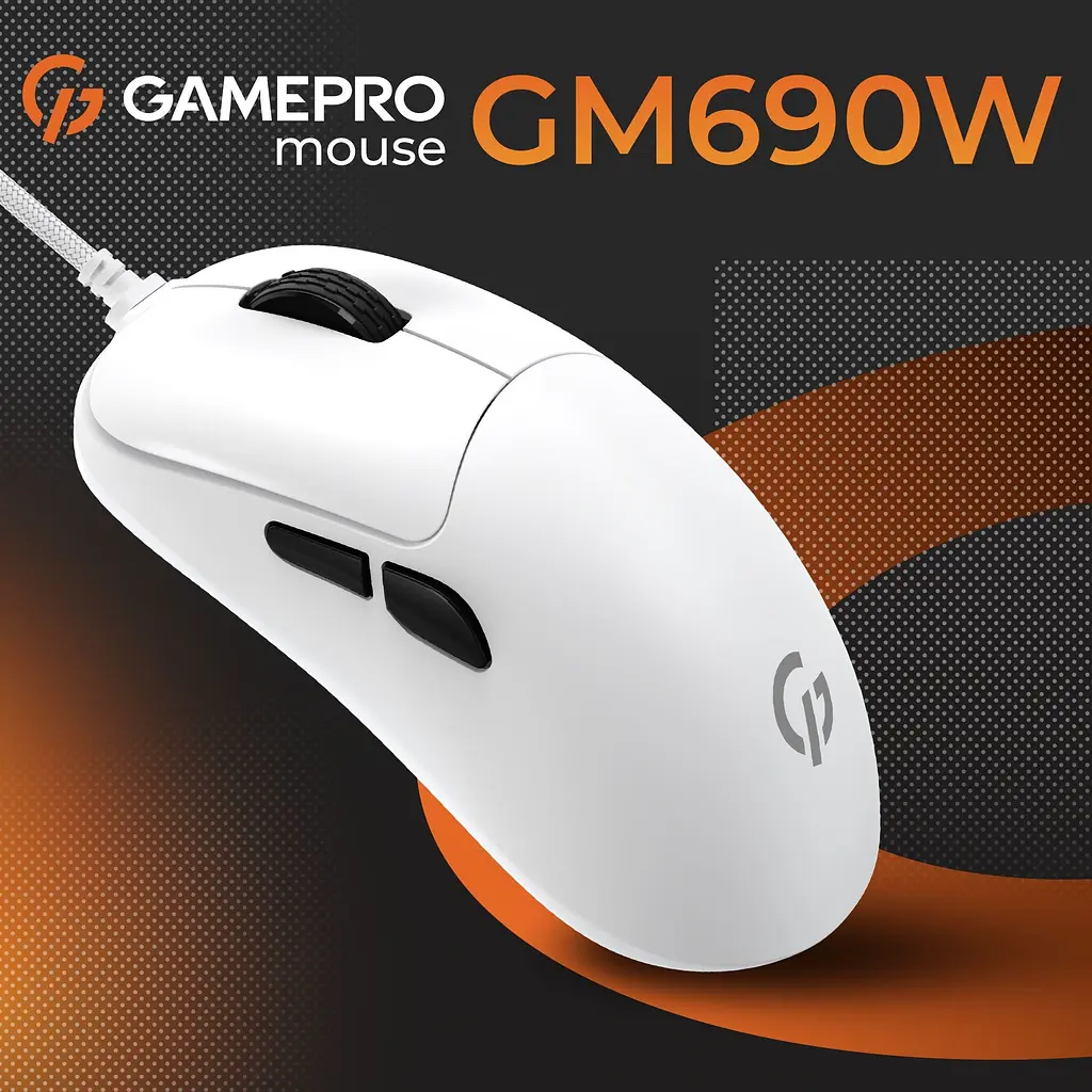 Миша GamePro ігрова біла (GM690W) - фото 9