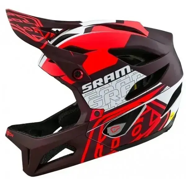 Велошолом Troy Lee Designs Stage Helmet Sram Red XL/XXL (1106-115538005) - фото 2