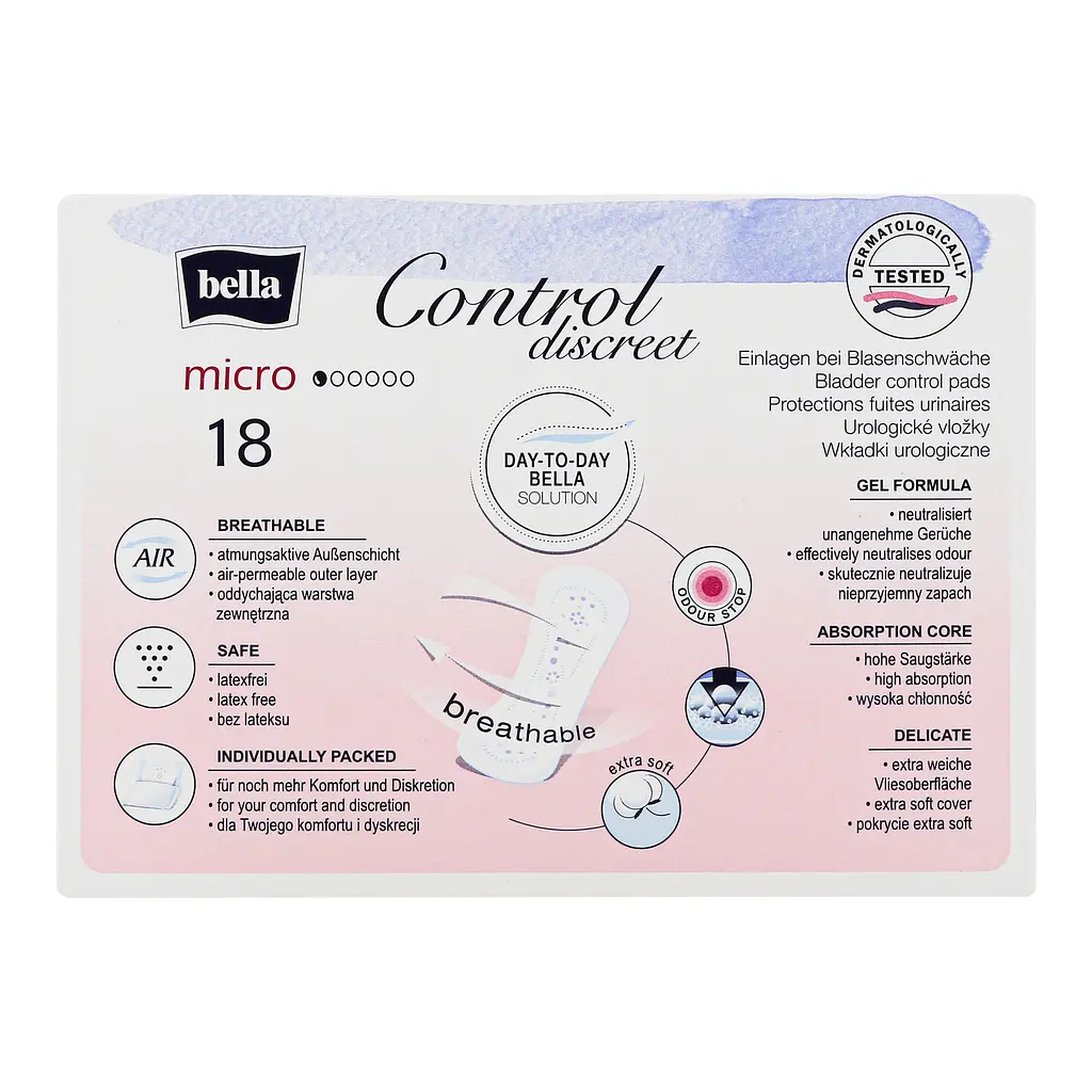 Прокладки урологічні Bella Control Discreet Micro 18 шт. - фото 5