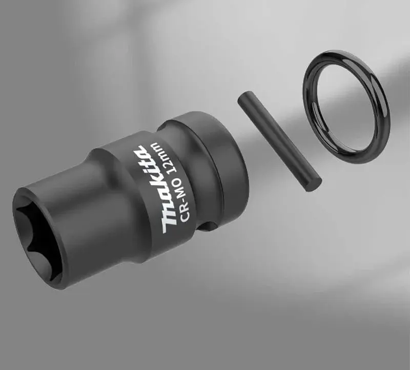 Набір головок ударних 1/2" 8-21 мм (8 шт) Makita Impact Black E-16601 - фото 4