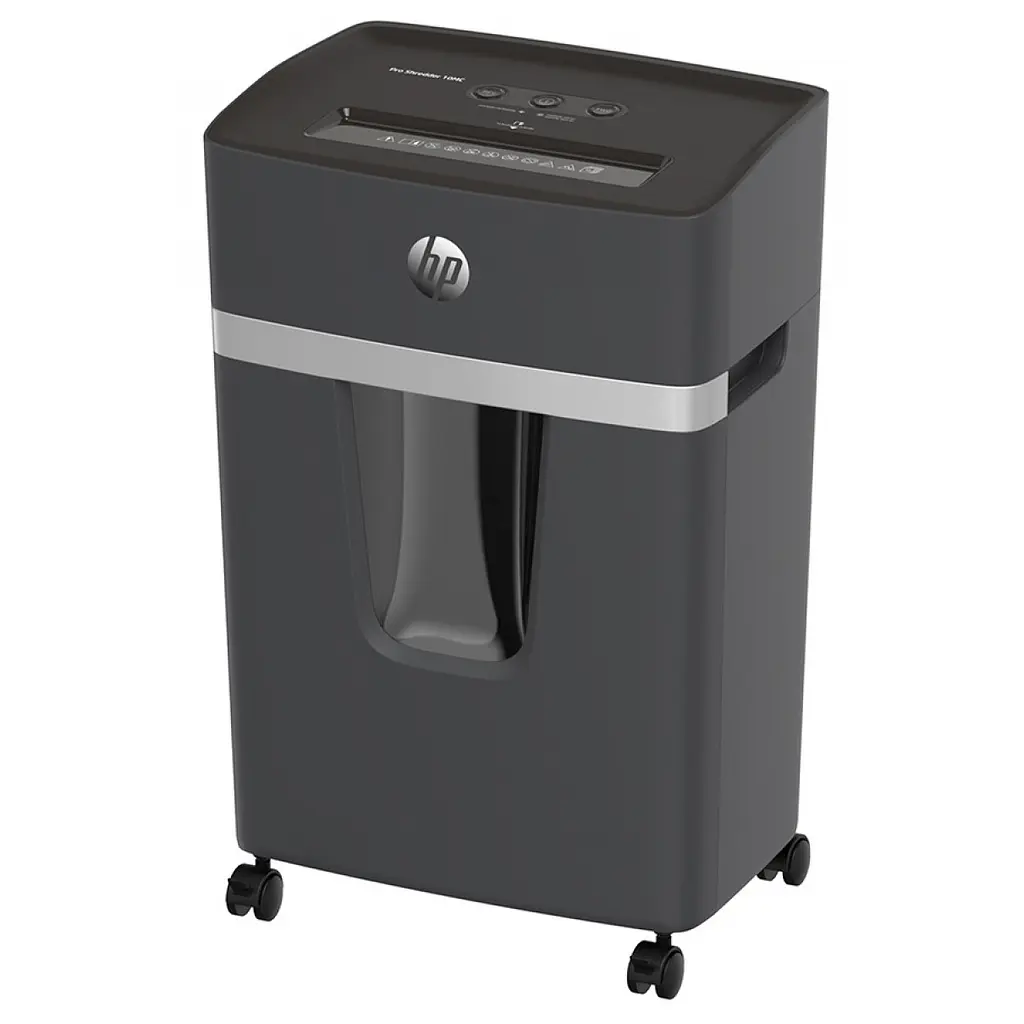 Знищувач документів HP Pro Shredder 10MC, A4, 80g х 10 листів, 2*15, 20 л., P-5 - фото 4
